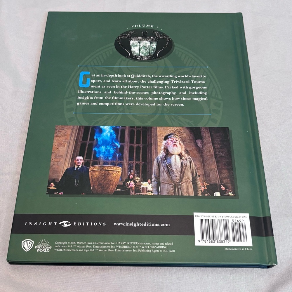 Harry Potter Film Vault Books 5 6 7 8 Phoenix Quidditch Triwizard Castle Plants+ - Picture 7 of 10